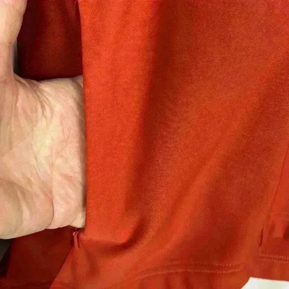 North Face Womens Flight Series Jacket Orange & Maroon SP Zip Front Thumbholes - Picture 8 of 13